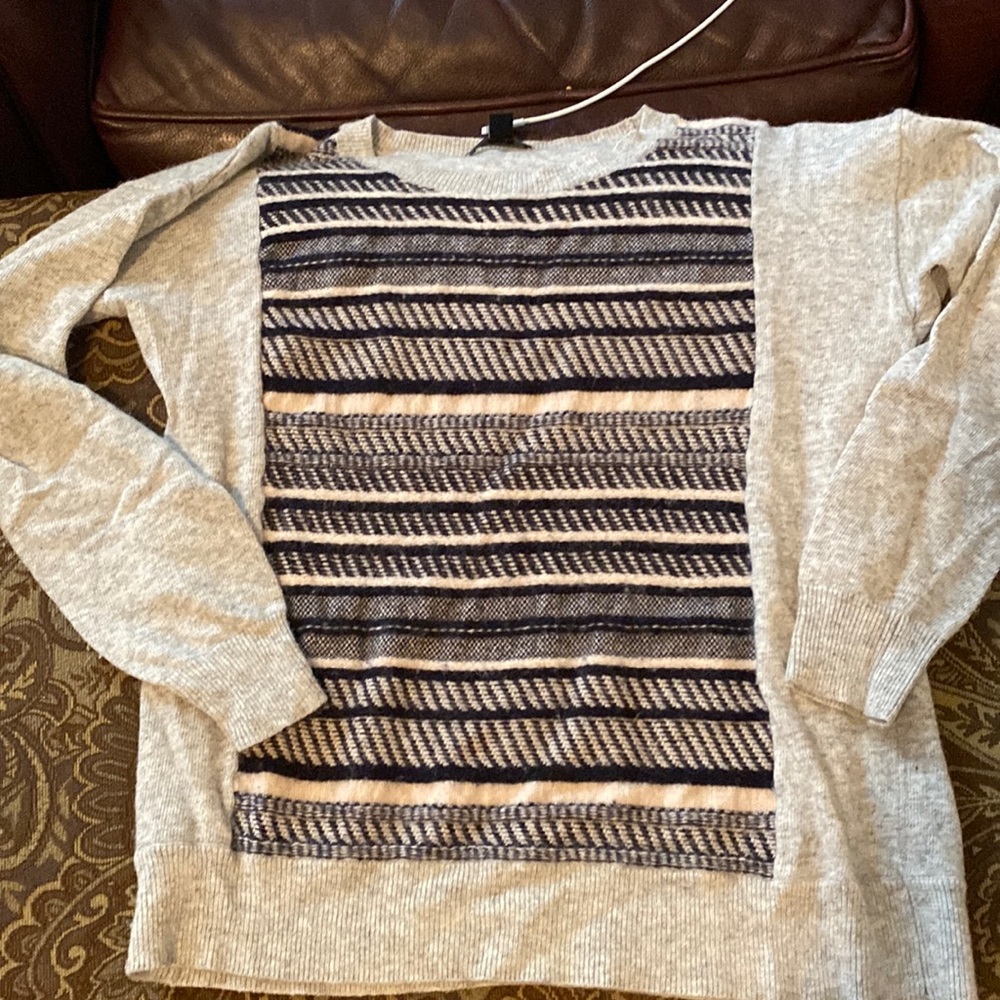 J crew sweater small gray